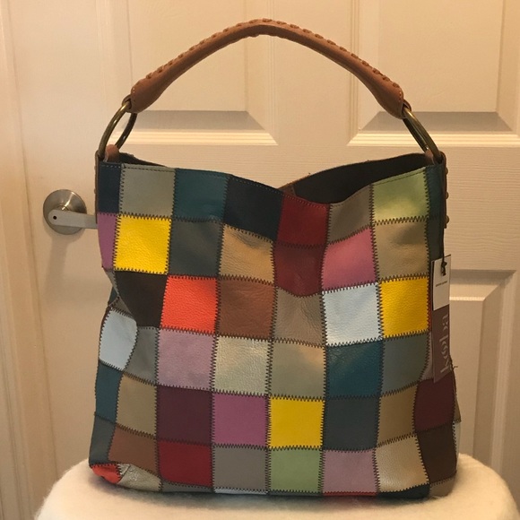 kooba patchwork handbag